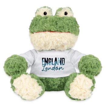 Londons Nacht Skyline Druck - MiniFeet® Frosch Torge - Weiß - Vorne