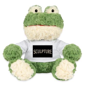 Sculpture Textured Lettering - MiniFeet® Frog Torge - white - Front