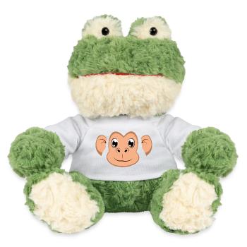 Cute Cartoon Monkey Face Happy Chimp Costume - MiniFeet® Frog Torge - white - Front