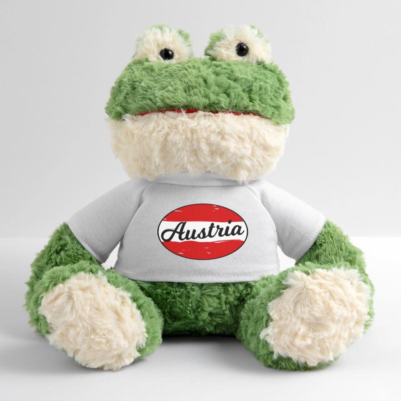 Austria Script Logo on Red MiniFeet® Frog Torge