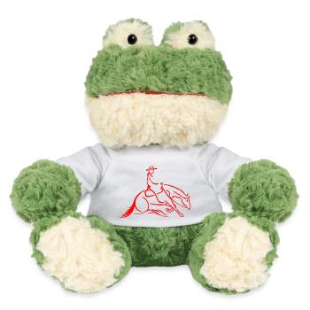 Westernreiter Slidingstop rot - MiniFeet® Frosch Torge - Weiß - Vorne