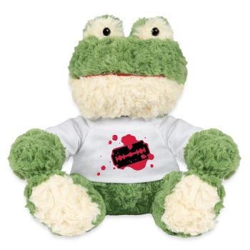 Rasierklinge mit Blut - MiniFeet® Frosch Torge - Weiß - Vorne