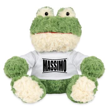 t-shirt Massimo t-shirt gift idea - MiniFeet® Frog Torge - white - Front