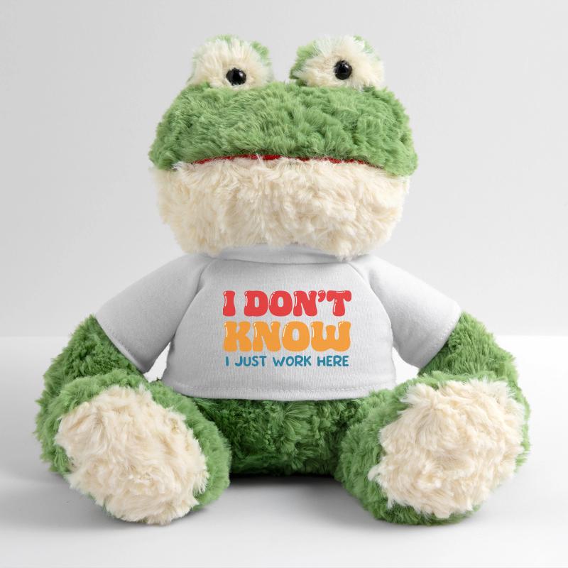I Don't Know I Just Work Here Funny Office Art MiniFeet® Frosch Torge