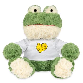 Heart of Cheese - Cheese Love - MiniFeet® Frog Torge - white - Front