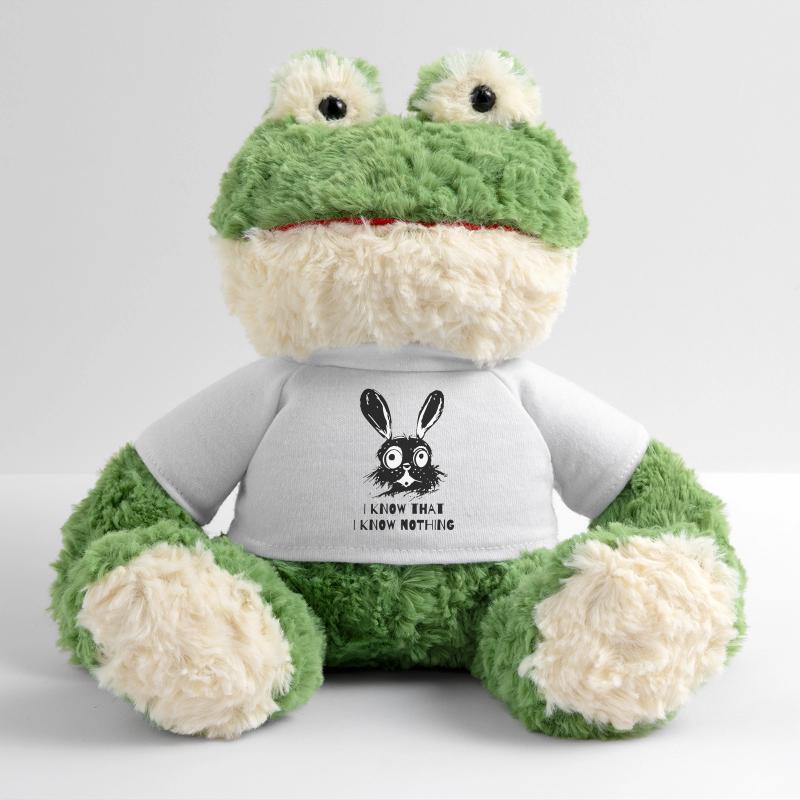 I know that I don't know anything - Wise Rabbit MiniFeet® Frog Torge