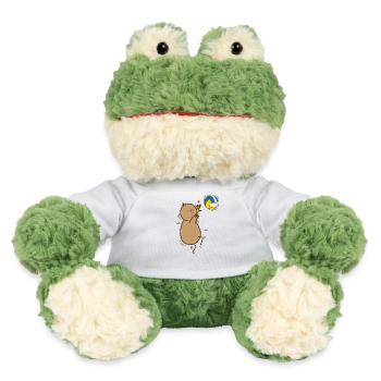 Volleyball Kiwi Oiseau et Fruit - Grenouille Torge MiniFeet® - blanc - Devant