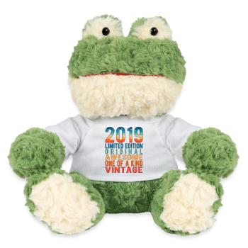 Edition limitée depuis 2019 Anniversaire Millésime 2019 - Grenouille Torge MiniFeet® - blanc - Devant