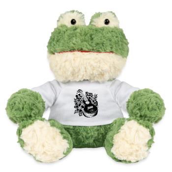 Ukulele Comic Look - MiniFeet® Frosch Torge - Weiß - Vorne