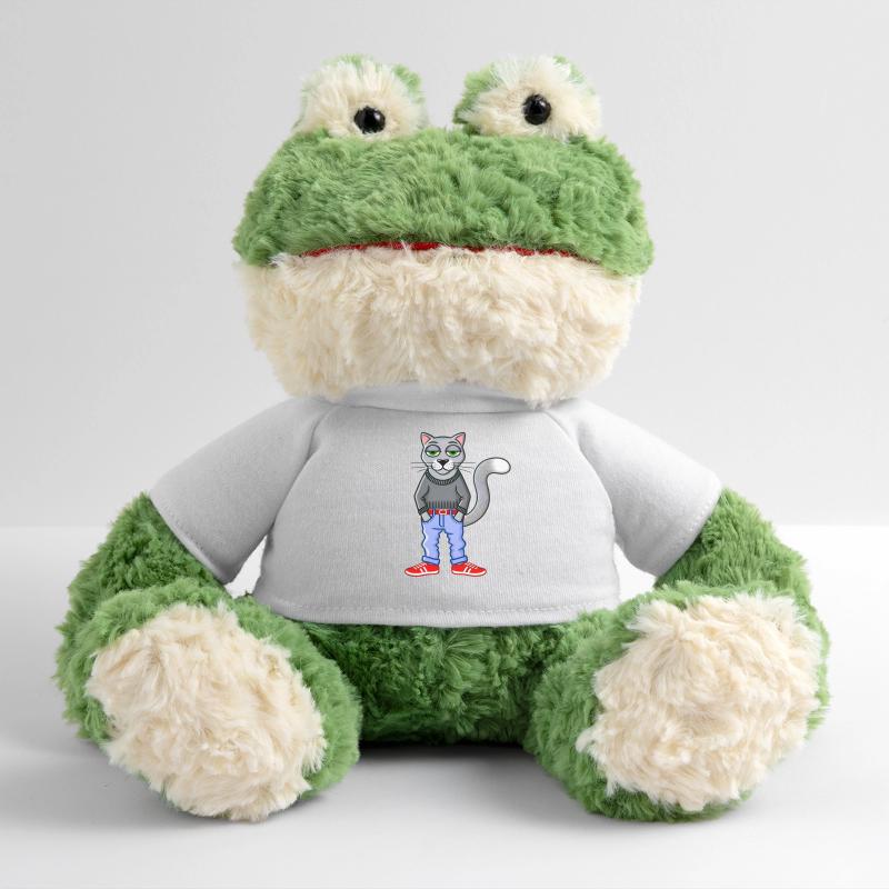 Drôle Gris Réfrigéré Chat Amour Chats Grenouille Torge MiniFeet®