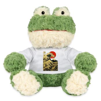 Goldene Große Welle Kanagawa - Hokusai Japanische - MiniFeet® Frosch Torge - Weiß - Vorne