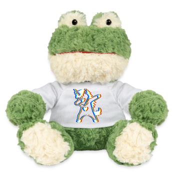 Glitch Dab Einhorn – Trendy Fantasy - MiniFeet® Frosch Torge - Weiß - Vorne