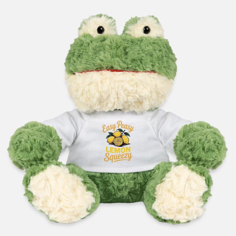 Easy Peasy Lemon Squeezy – Fresh Summer Theme - MiniFeet® Frog Torge - white