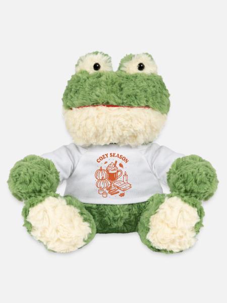 Cozy Season Orange - MiniFeet® Frosch Torge - Weiß