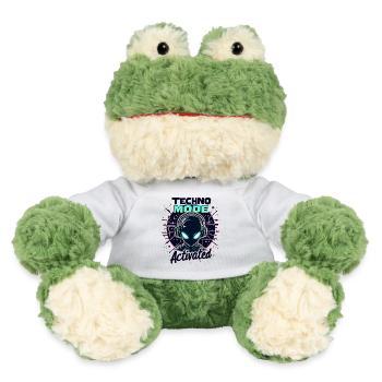 Mode Techno activé – Rave Music - Grenouille Torge MiniFeet® - blanc - Devant