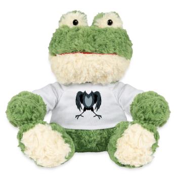 Rabenflügel Silhouette - MiniFeet® Frosch Torge - Weiß - Vorne