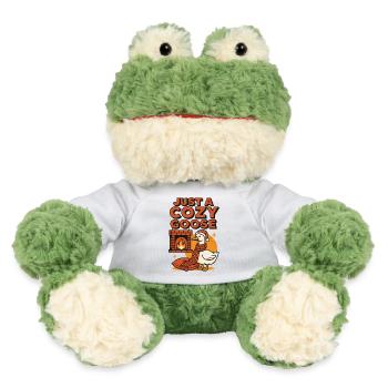 Weihnachtsgans nur ein gemütlicher Gänseurlaub - MiniFeet® Frosch Torge - Weiß - Vorne