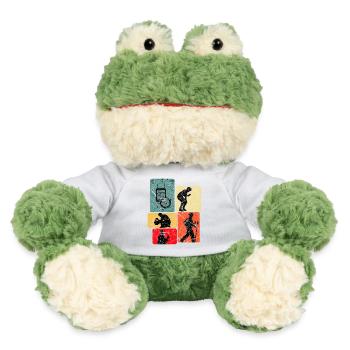 Geocaching - MiniFeet® Frosch Torge - Weiß - Vorne