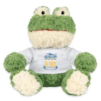 Angler Fischer Angeln Sportfischer - MiniFeet® Frosch Torge - Weiß - Vorne