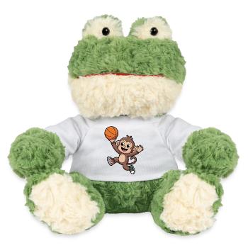 Monkey dunking basketball - MiniFeet® Frog Torge - white - Front