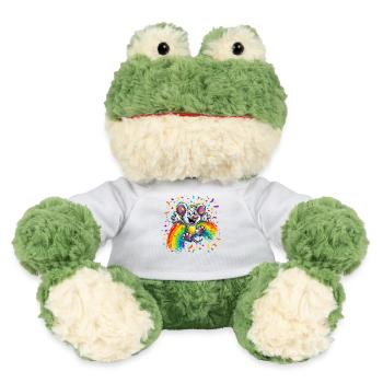 Pluie de couleurs de souris arc-en-ciel - Grenouille Torge MiniFeet® - blanc - Devant
