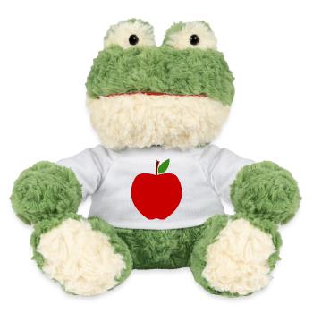 Apfel - MiniFeet® Frosch Torge - Weiß - Vorne