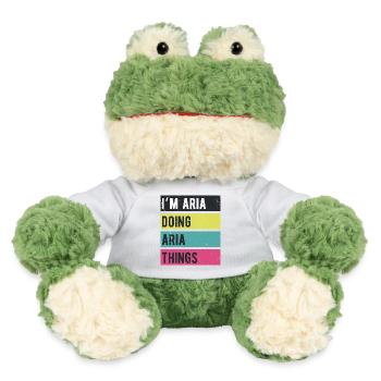 Je suis Aria, je fais des choses Aria Rétro Colors - Grenouille Torge MiniFeet® - blanc - Devant