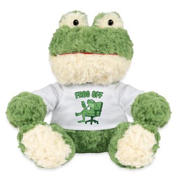 Funny Frog gaming at Smartphone Frog off  - MiniFeet® Frosch Torge - Weiß - Vorne