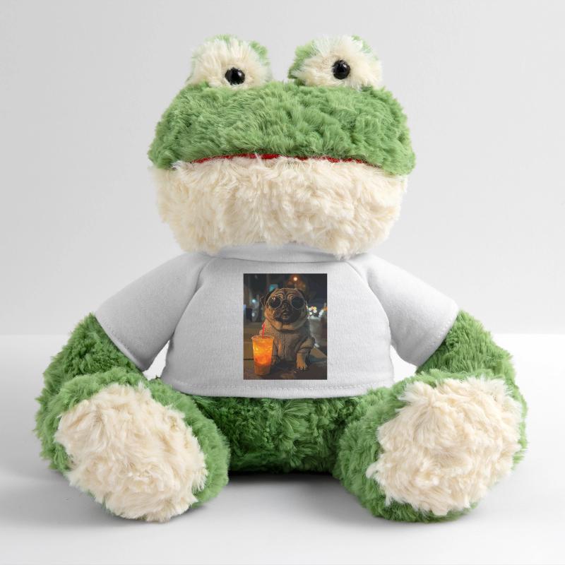 Mops mit Eisdrink MiniFeet® Frosch Torge