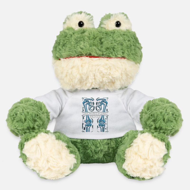 PT Educator Helping Students Master Physiotherapy - MiniFeet® Frog Torge - white