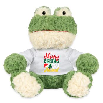 Festliches Filmzitat-Parodie-Tee - MiniFeet® Frosch Torge - Weiß - Vorne