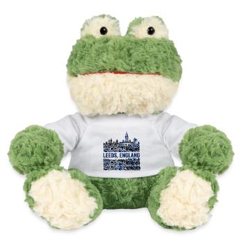 Leeds England Skyline With Crowded Urban - MiniFeet® Frog Torge - white - Front