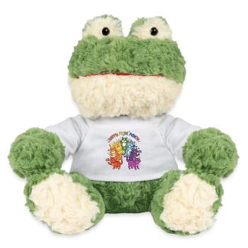 Katzen Pride Monat Farbenfest - MiniFeet® Frosch Torge - Weiß - Vorne