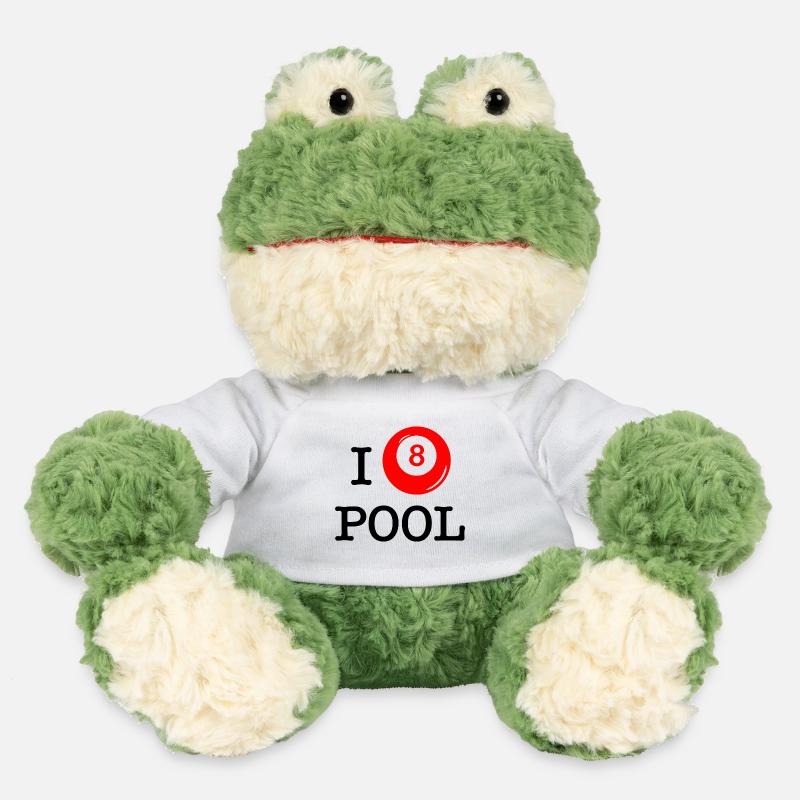 I love pool - Grenouille Torge MiniFeet® - blanc