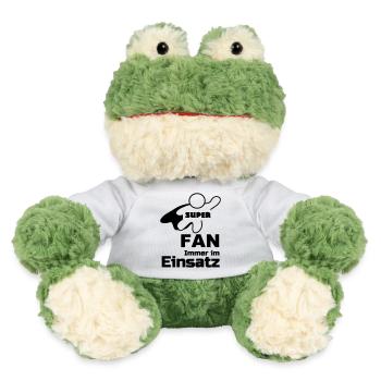 Super Fan Geschenk - MiniFeet® Frosch Torge - Weiß - Vorne