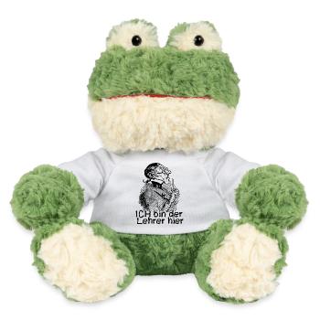 Ich bin der Lehrer Max Moritz Busch Lehrer Lämpel - MiniFeet® Frosch Torge - Weiß - Vorne