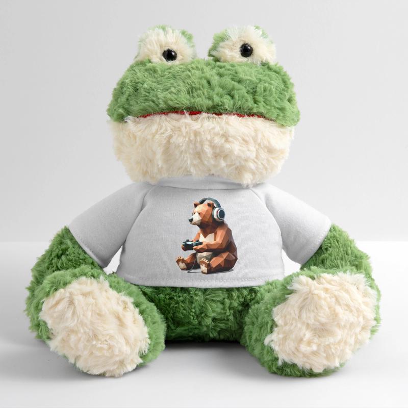 Gaming Bär mit Headset & Controller MiniFeet® Frosch Torge