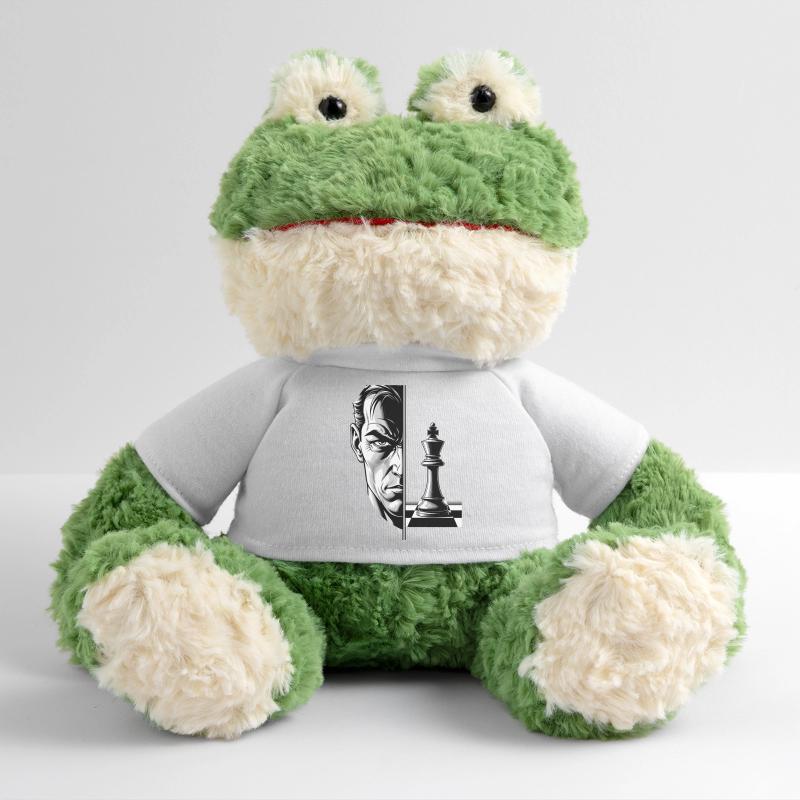 Black and White Chess Mastermind Portrait MiniFeet® Frog Torge