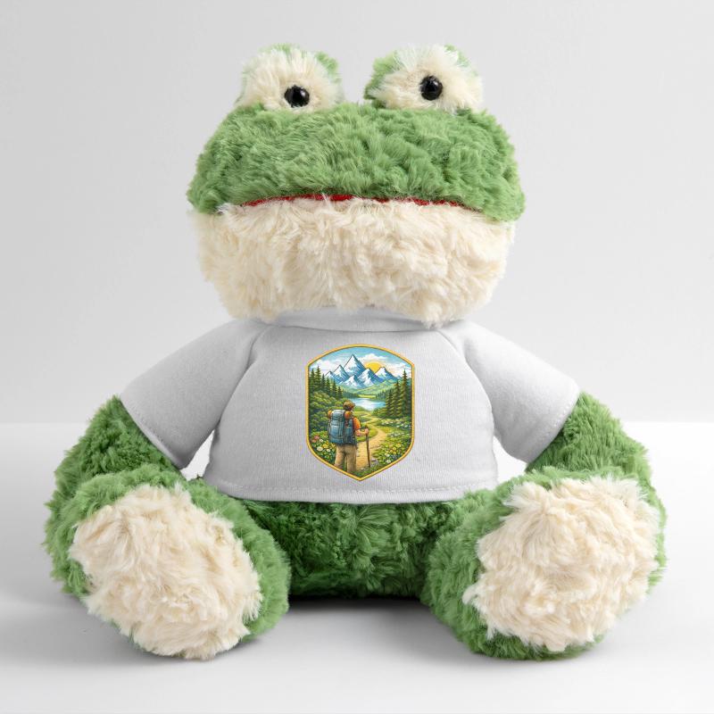 Hiker patch with mountain landscape MiniFeet® Frog Torge