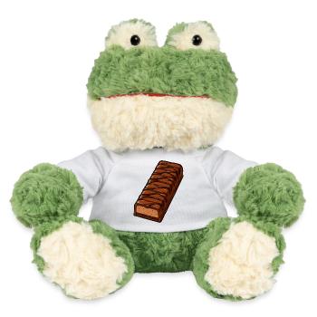 Chocolate Bar with Zigzag Glaze - MiniFeet® Frog Torge - white - Front