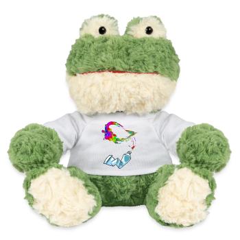 Kreativität aus der Tube - MiniFeet® Frosch Torge - Weiß - Vorne