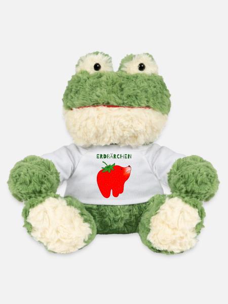 Erdbärchen Cartoon-Motiv - MiniFeet® Frosch Torge - Weiß