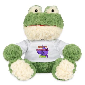 Verspielter Hai - MiniFeet® Frosch Torge - Weiß - Vorne