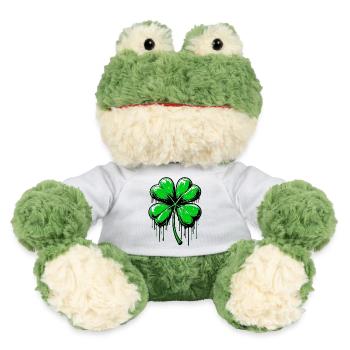 Trèfle à quatre feuilles - Grenouille Torge MiniFeet® - blanc - Devant