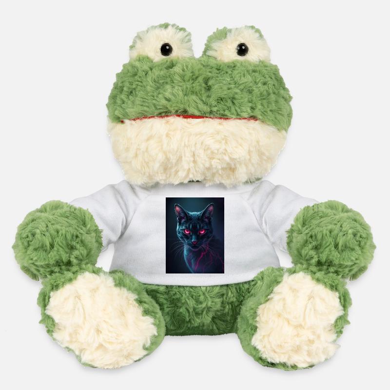 red eye cat - MiniFeet® Frog Torge - white
