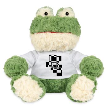 Abstrakte Formen und Muster Geschenk - MiniFeet® Frosch Torge - Weiß - Vorne