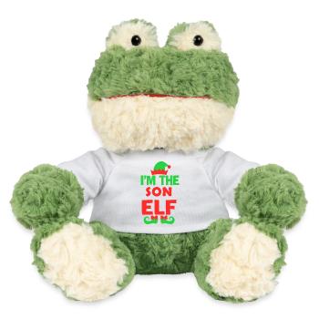Im The Son Elf Christmas Tee - MiniFeet® Frog Torge - white - Front