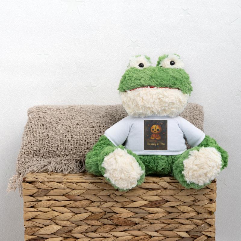 Patch-Kuscheltier Denk an Dich MiniFeet® Frosch Torge