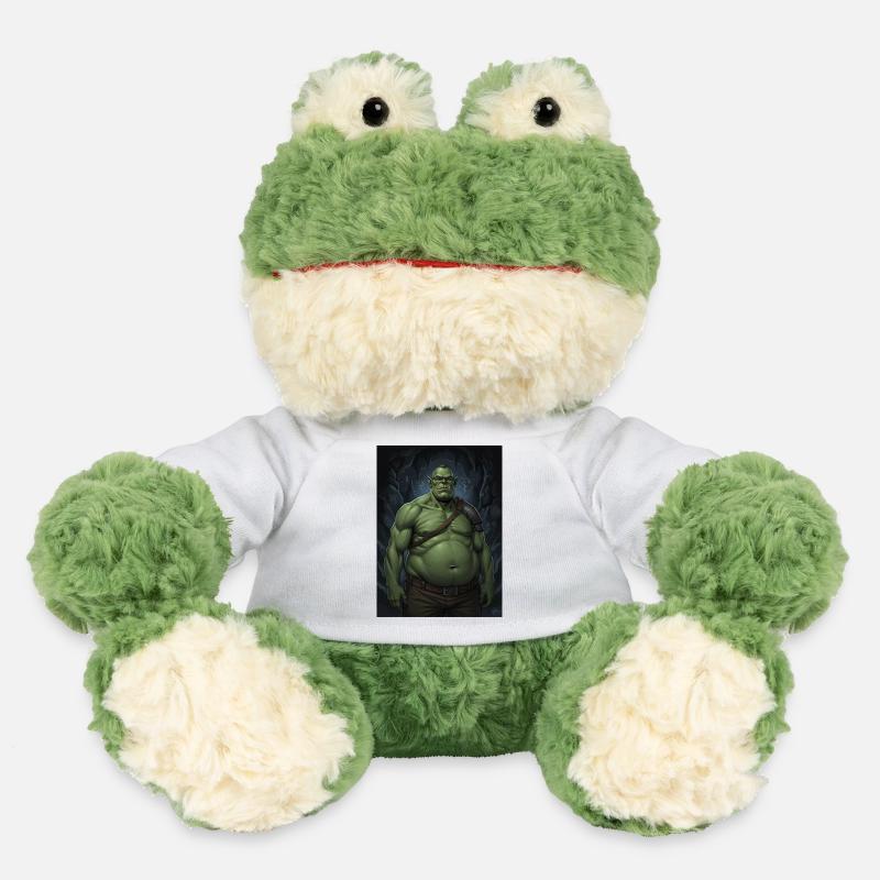 Green Orc in the Cave Light - MiniFeet® Frog Torge - white