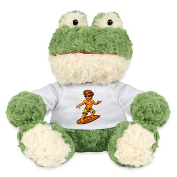 Surfer Hawaiian style - MiniFeet® Frog Torge - white - Front